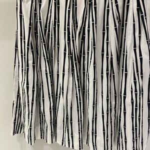 Gucci bamboo print cotton full skirt